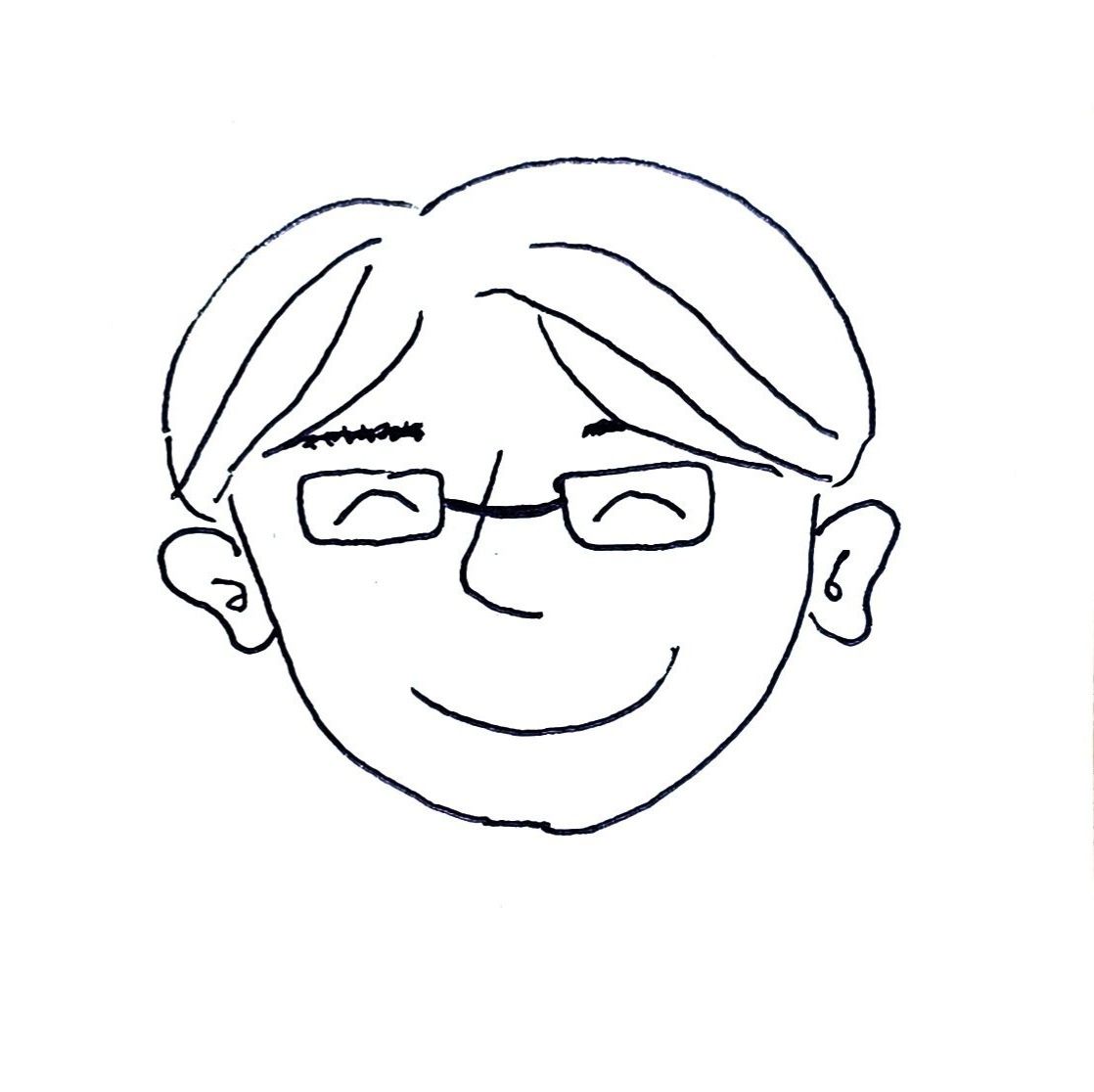 막내 딸이 그린 포스티잇에 그린 그림