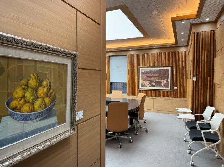 故이한우 화백. 작품 [아름다운 우리 강산]