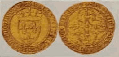 Charles VI gold Ecu d'Or ND (1380-1422)